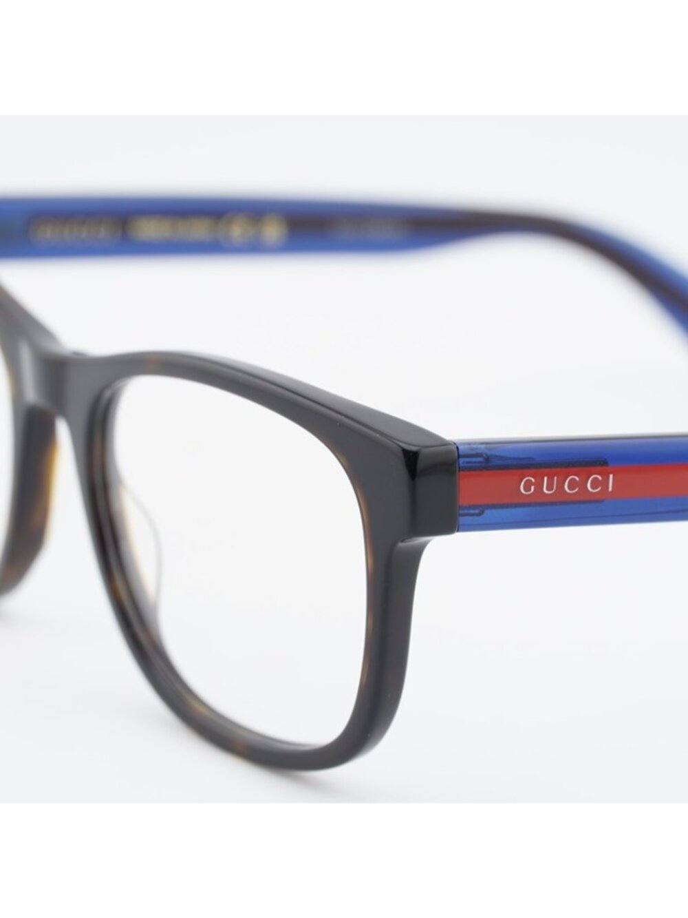 Gucci GG0004ON 003 Eyeglasses Havana 53mm Square Frame - Picture 2 of 12